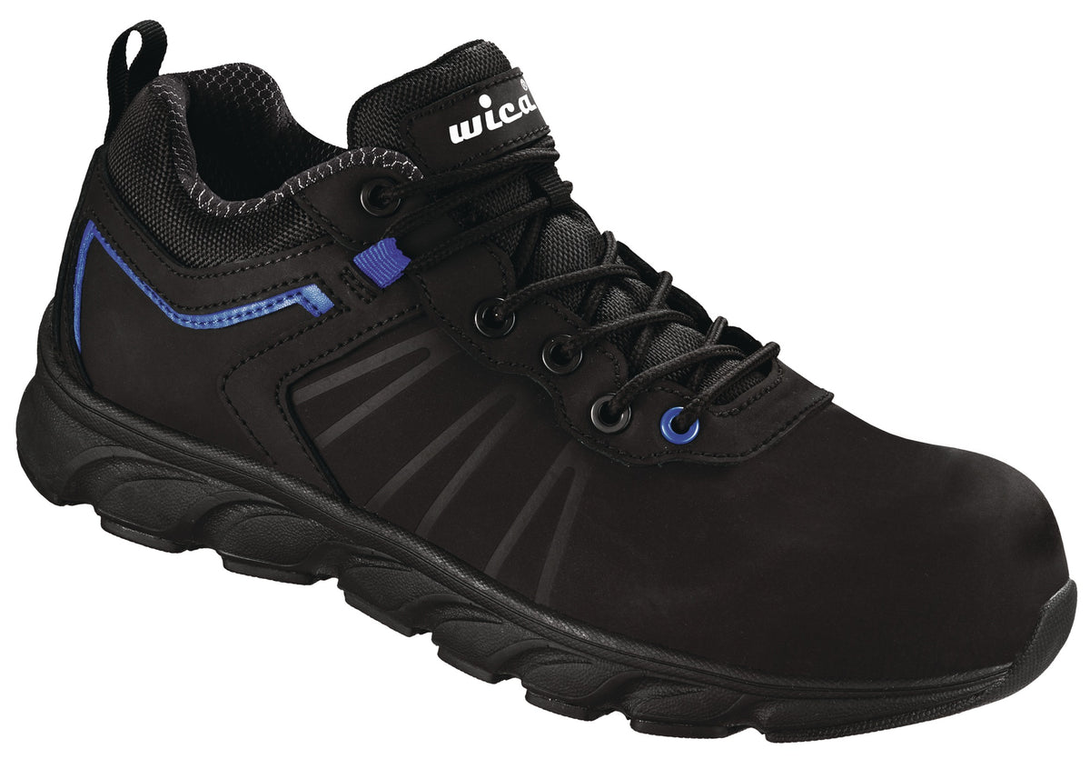 WICA Sicherheitsschuh Vezzo S3 SRC – Metallfreier Action-Nubukleder-Schuh, Gr. 40, Weite 10,5