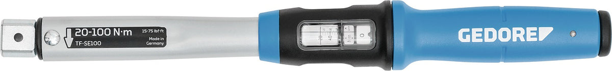 GEDORE Drehmomentschlüssel TF-SE25 5-25 Nm 9x12 mm mit Prüfzertifikat