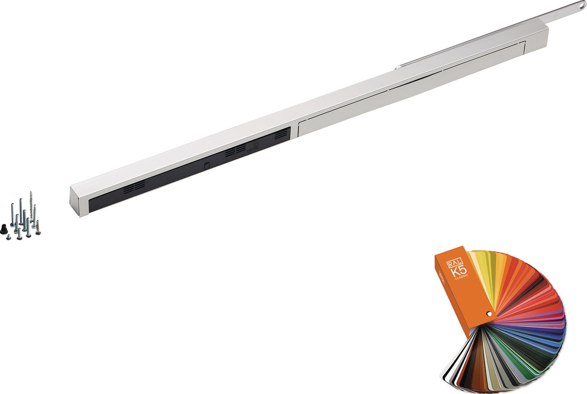 DORMAKABA Gleitschiene G-EMR elektromechanisch für TS 93, silber, Feststellbereich 80°–140°
