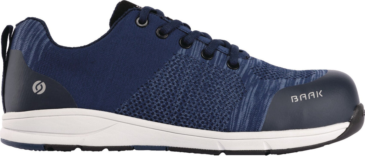 BAAK Sicherheitsschuh Sky S1P SRC ESD Textil – Metallfreier Hallux-Halbschuh Gr. 40, Weite 11