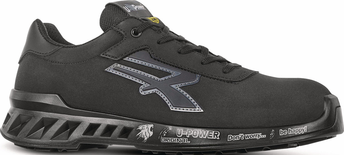 U.POWER Sicherheitsschuh BEN S3S CI FO SR ESD – Mikrofaser, Aluminiumkappe, Gr. 40