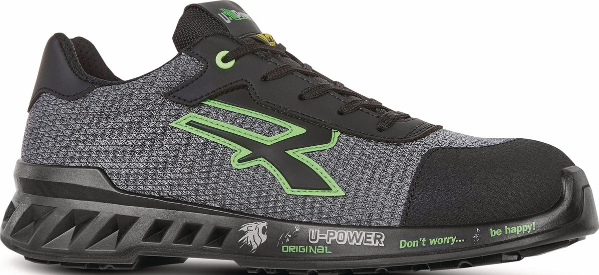 U.POWER Sicherheitsschuh MIKE S1P SRC ESD – Ultraleicht, AirToe Aluminium, Nylon