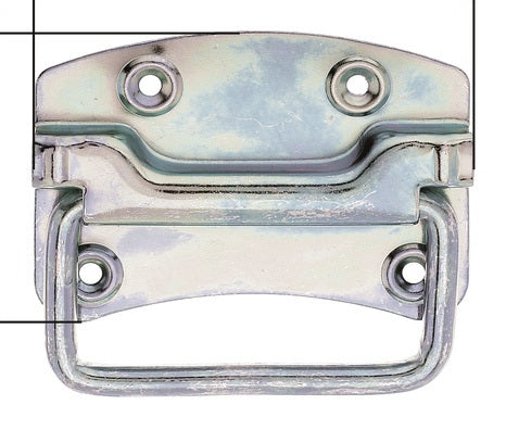 GAH Kistengriff Stahl galv. verz. 104 x 80 mm, 4 Löcher