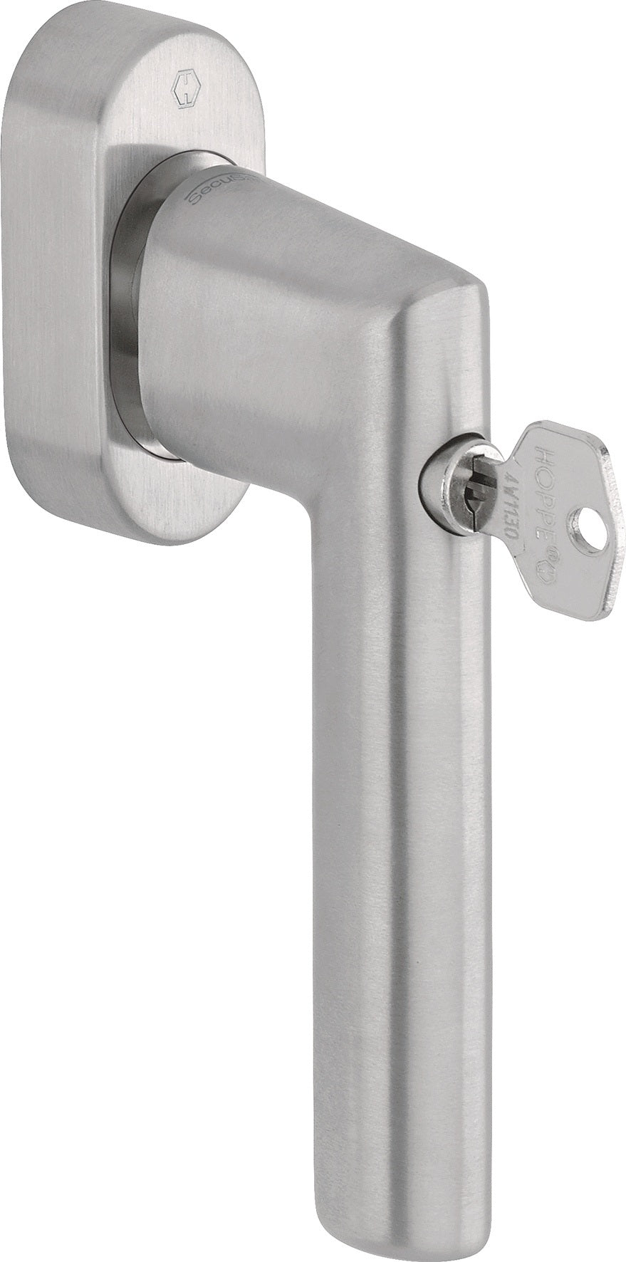 HOPPE Dreh-/Kipp-Fenstergriff Amsterdam E0400S/UD9056 abschließbar SecuForte® Edelstahl