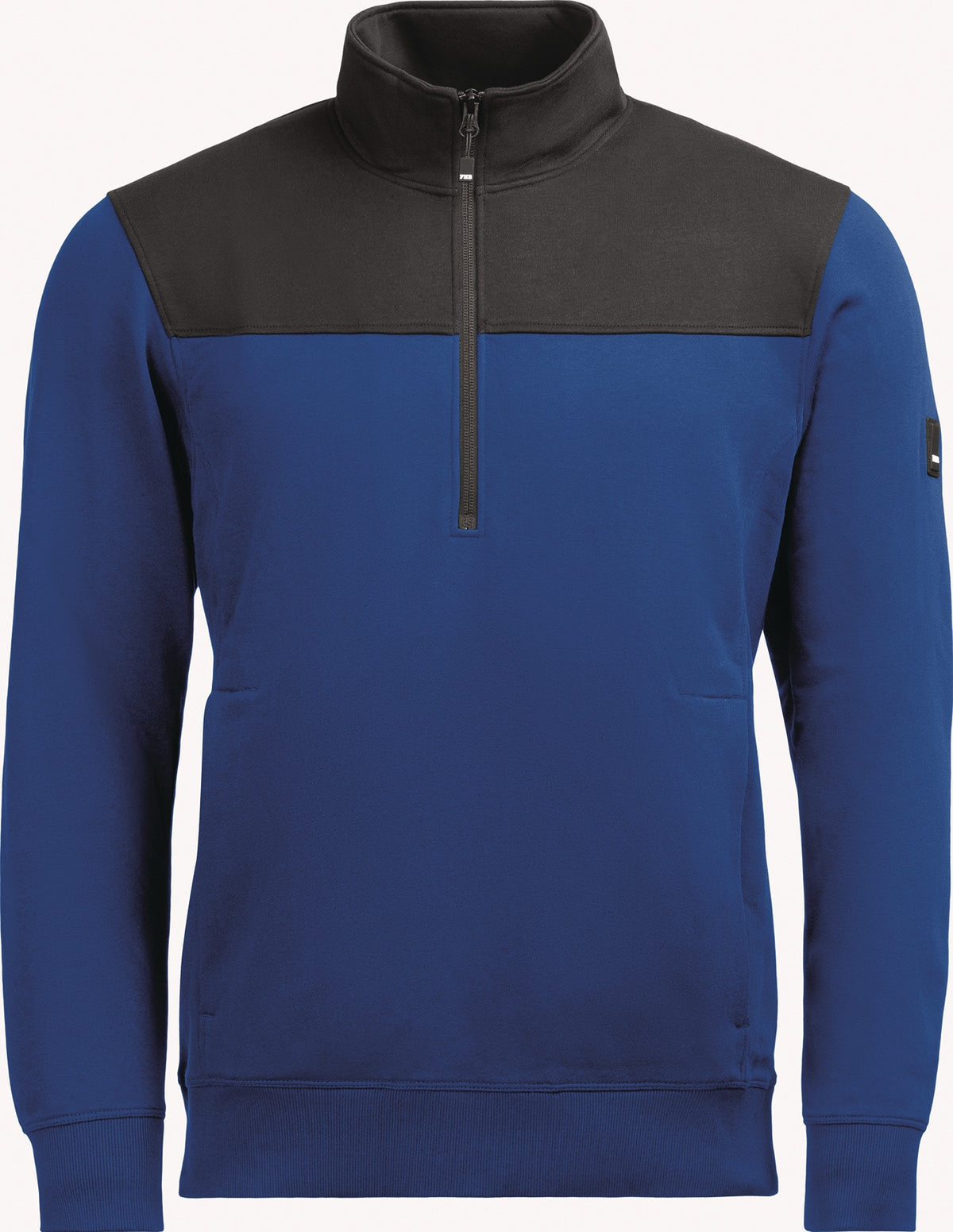 FHB Zip-Sweatshirt ROB Gr.XXL anthrazit-schwarz – Troyer mit YKK-Reißverschluss
