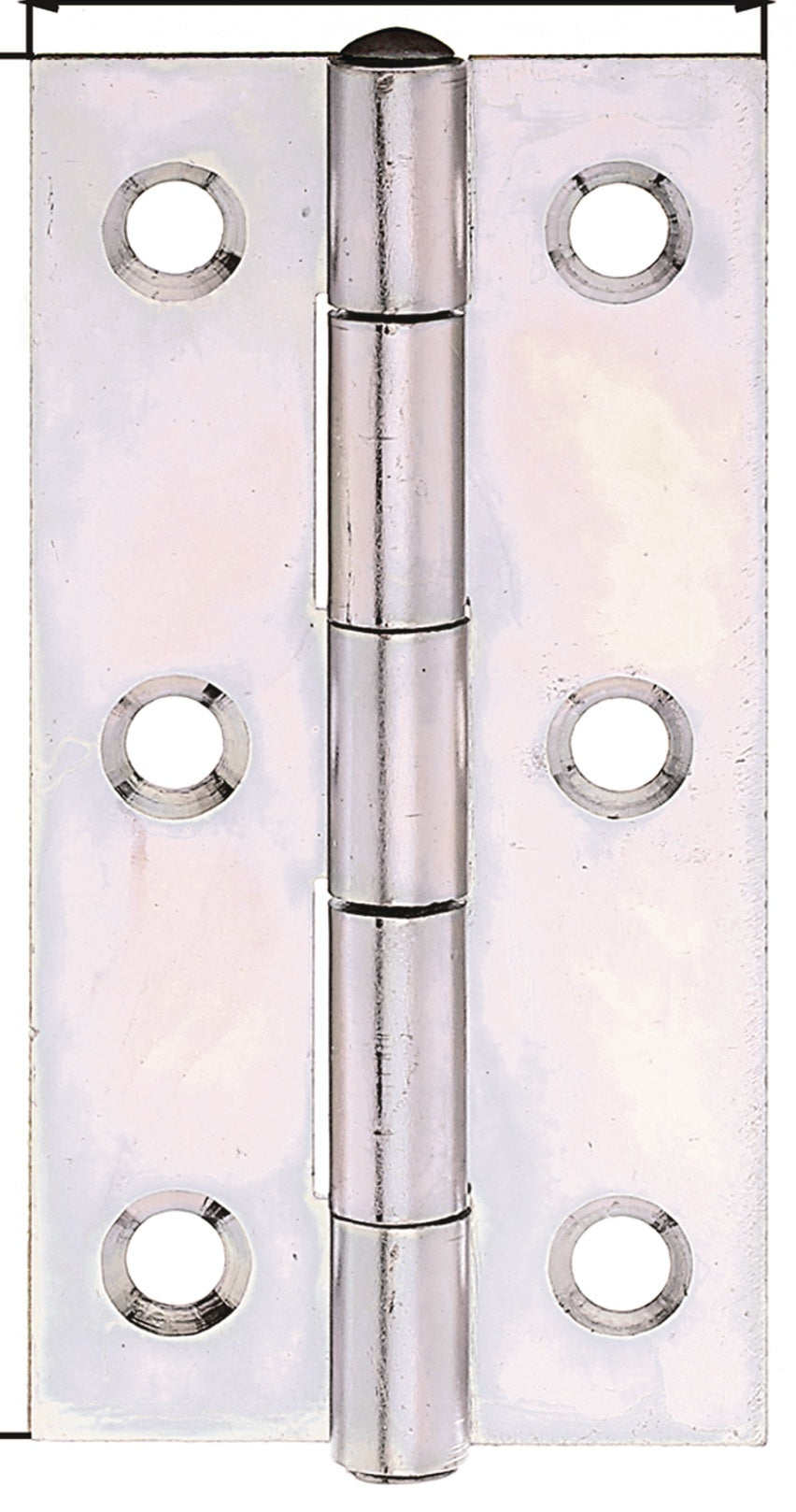 GAH Scharnier 82 x 45 mm sendzimirverzinkt, schmal, mit Edelstahl-Stift