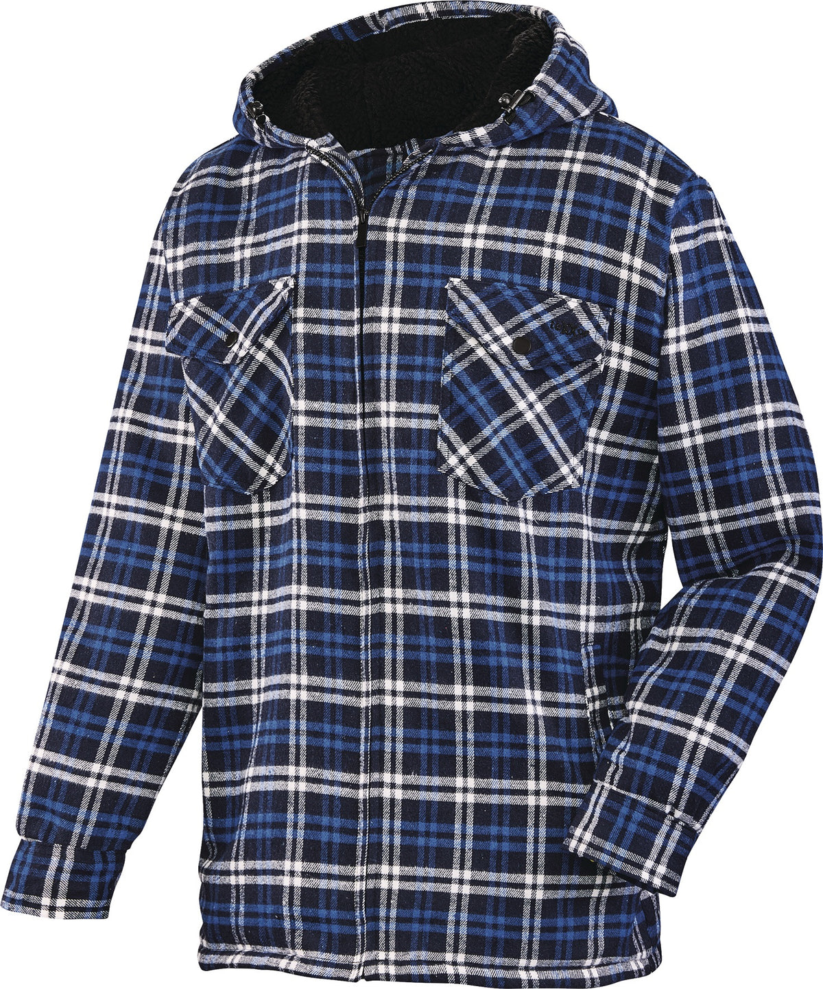 TEXXOR Thermohemd WILLISTON Gr. L blau/weiß – Sherpa-Futter & winddicht