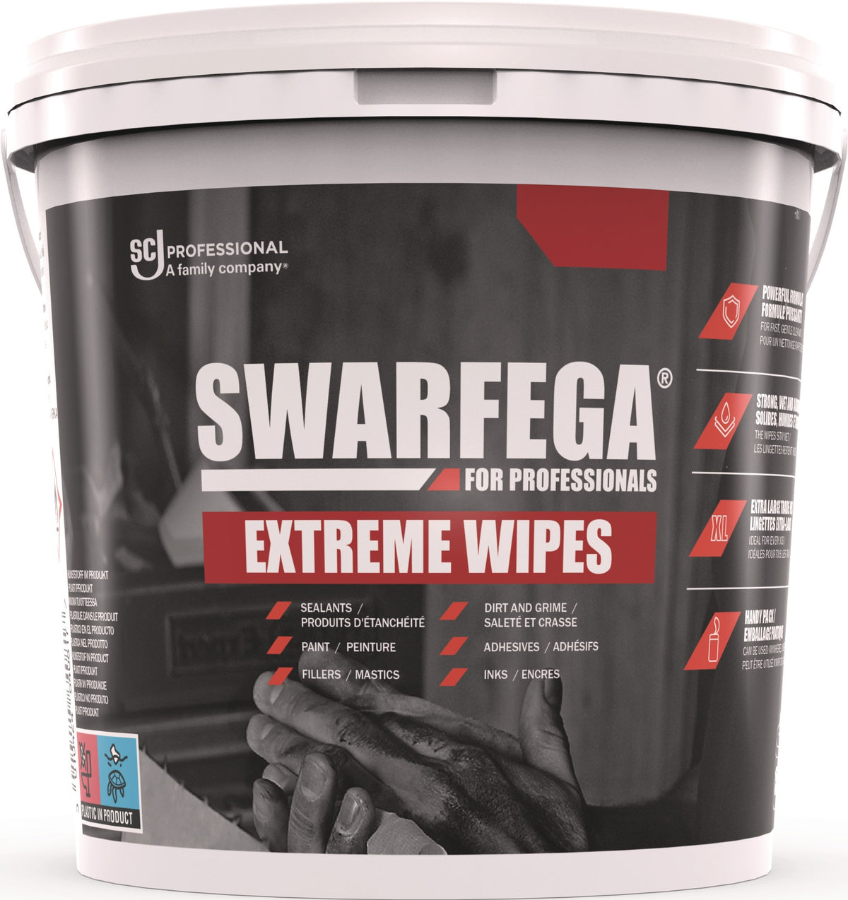 Swarfega Extreme Wipes Handreinigungstücher 150 St – ohne Wasser, silikonfrei