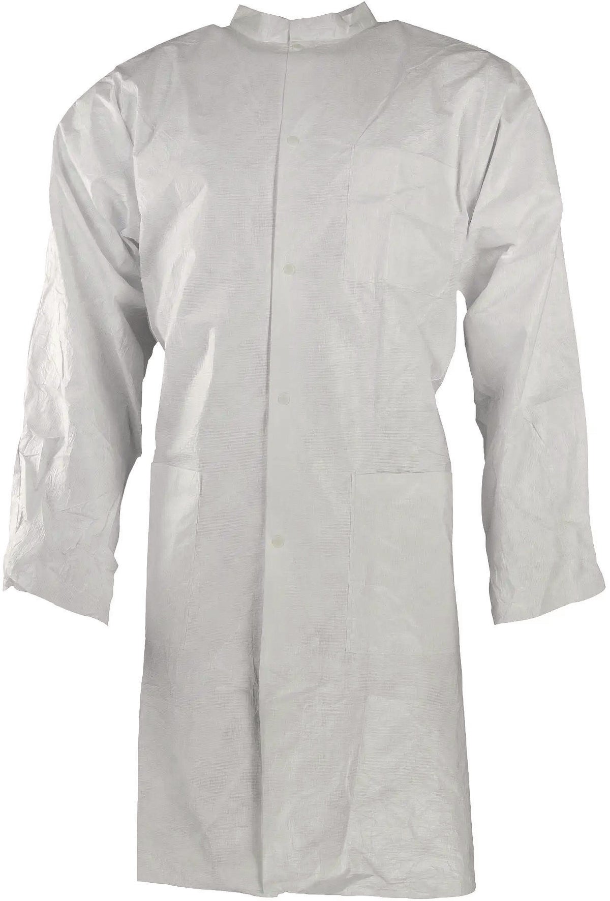 COVERFLASH Laborkittel CF-KI-3T Gr. XXL weiß – Chemikalienschutz Typ PB 6B