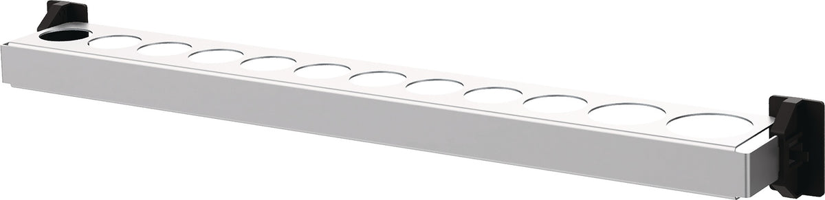BEDRUNKA+HIRTH Nusshalter SimplaClip H30xB390xT45mm für 12 Nüsse – Lochplatten-Organisation