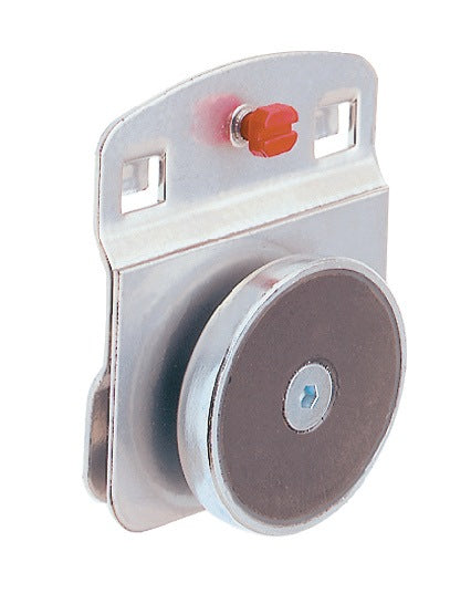 RASTERPLAN Magnethalter Ø 40 mm pulverbeschichtet für Lochplatten – starker Hartferrit-Magnet