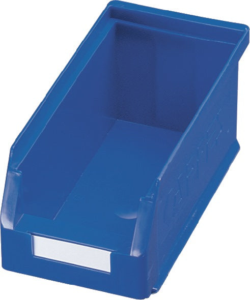 RASTERPLAN Sichtlagerkasten 290x140x130 mm PE blau – schlagfest & temperaturbeständig
