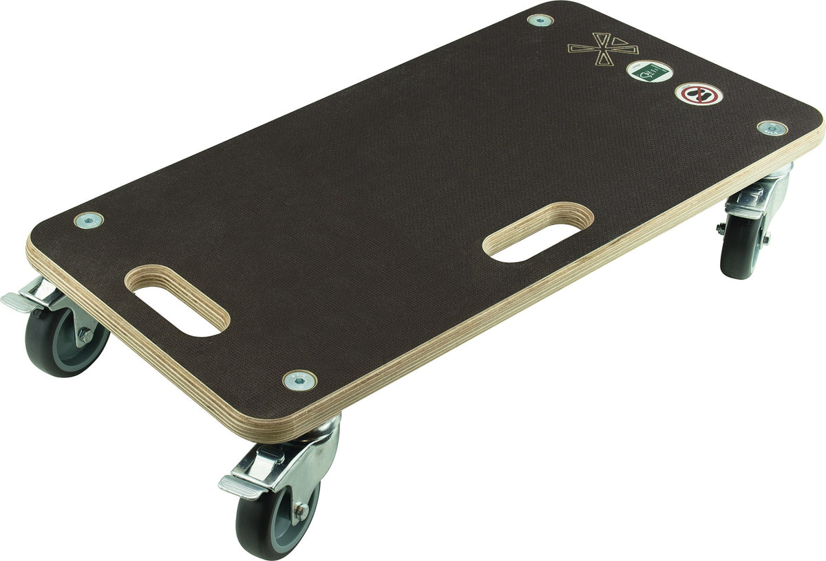 Transportroller Swift 200 kg MONDELIN – 575 x 290 mm, 4 Lenkrollen, Feststellbremse