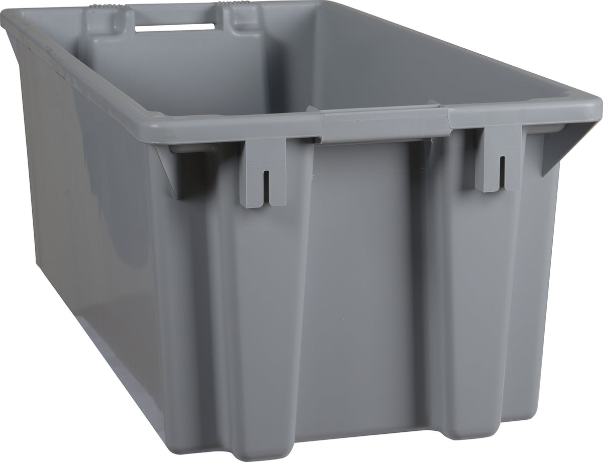 Plastipol Drehstapelbehälter PP blau 300x200x150 mm – 6 l, stapelbar & lebensmittelecht