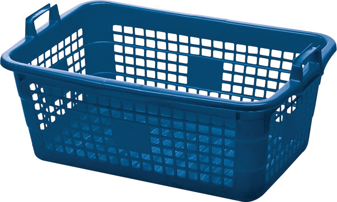 LOCKWEILER Korb 45 l aus Polyethylen, rot, 620 x 425 x 250 mm – stabil und belastbar