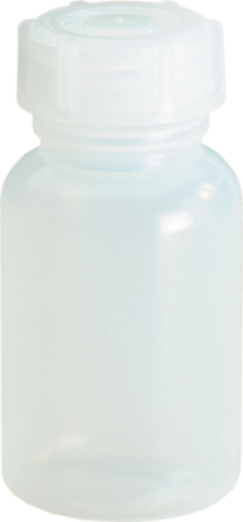 HÜNERSDORFF Weithalsflasche 250 ml PE (LDPE) naturfarben – mit Verschluss, lebensmittelbeständig