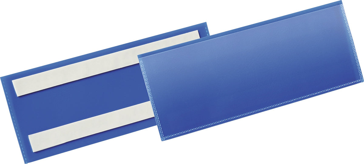 DURABLE Etikettentasche 150x67 mm blau selbstklebend 50 Stück