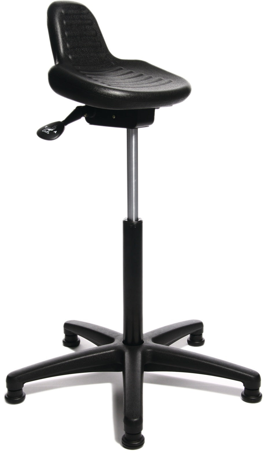 TOPSTAR Stehhilfe Integralschaum Sitzhöhe 550-810 mm Stahlrohr schwarz