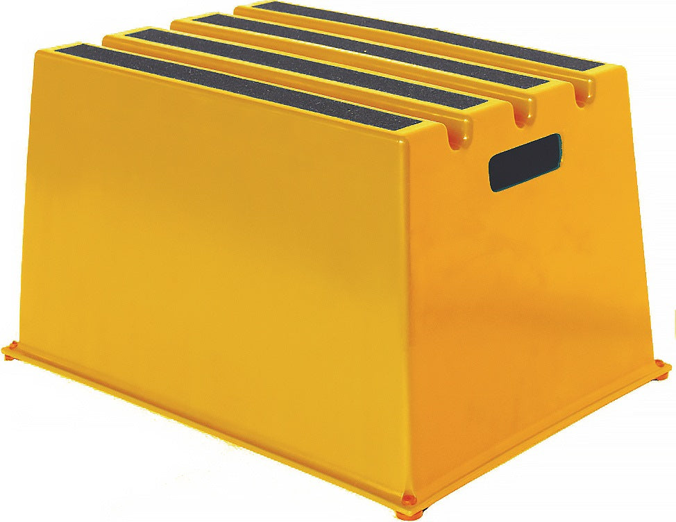 Twinco Solution Schwerlasttritt 1 Stufe rot – 260 kg Belastbarkeit, rutschfest, UV-stabil
