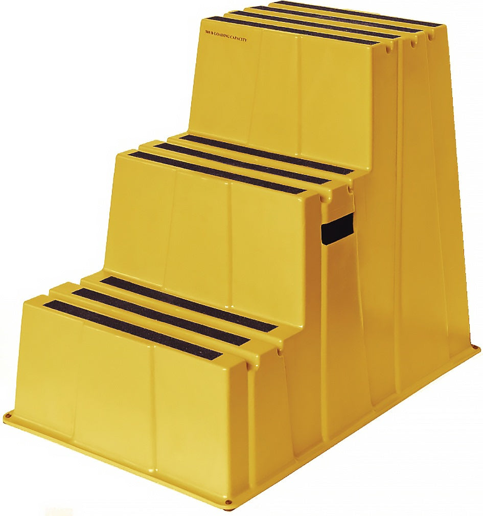 Twinco Solution Schwerlasttritt 1 Stufe rot – 260 kg Belastbarkeit, rutschfest, UV-stabil