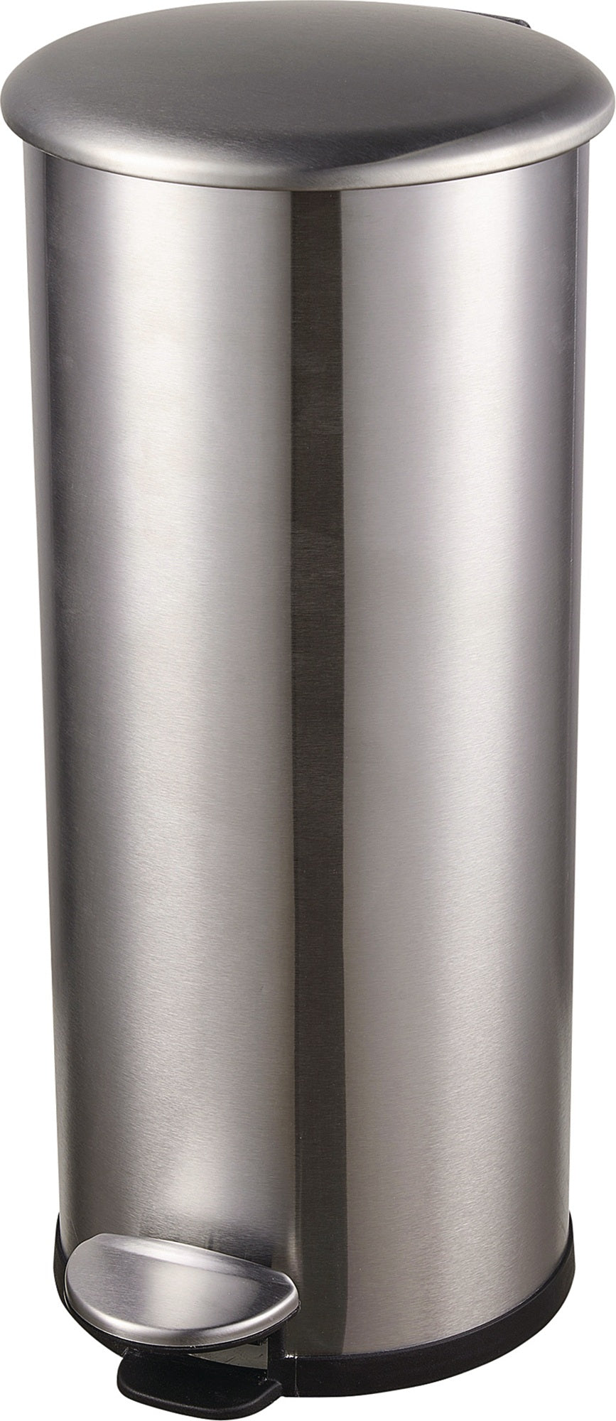 HELIT Tretabfallsammler the zinc 12 L Edelstahl silber mit Soft-Close