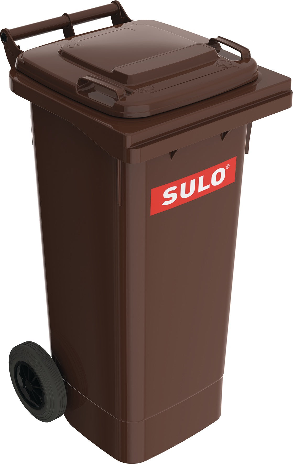 SULO Müllgroßbehälter 80 l HDPE anthrazitgrau fahrbar nach EN 840 – 5 Stück