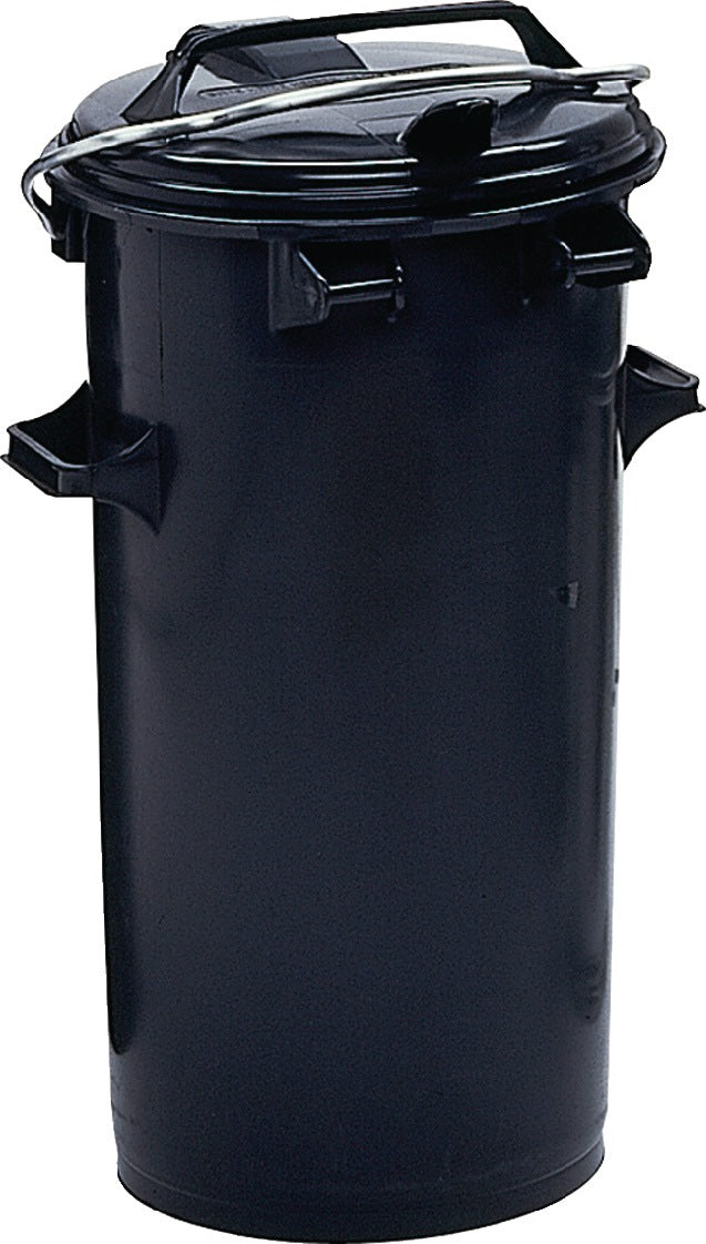 SULO Mülleimer 35 l anthrazit mit Bügel – HDPE, DIN 6628, staubfreie Entleerung