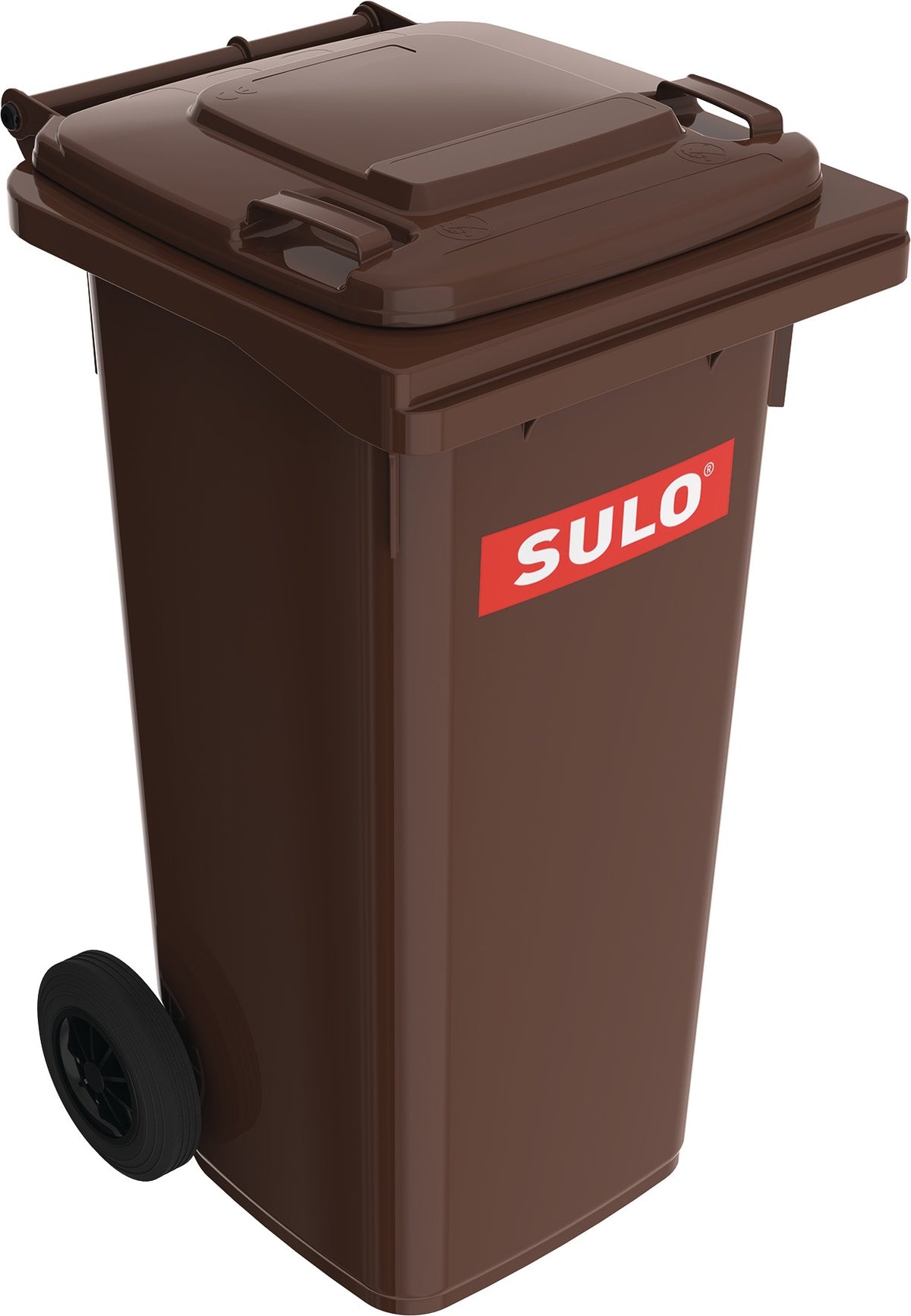 SULO Müllgroßbehälter 80 l HDPE anthrazitgrau fahrbar nach EN 840 – 5 Stück
