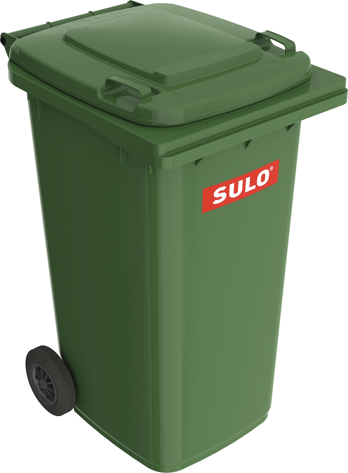 SULO Müllgroßbehälter 80 l HDPE anthrazitgrau fahrbar nach EN 840 – 5 Stück
