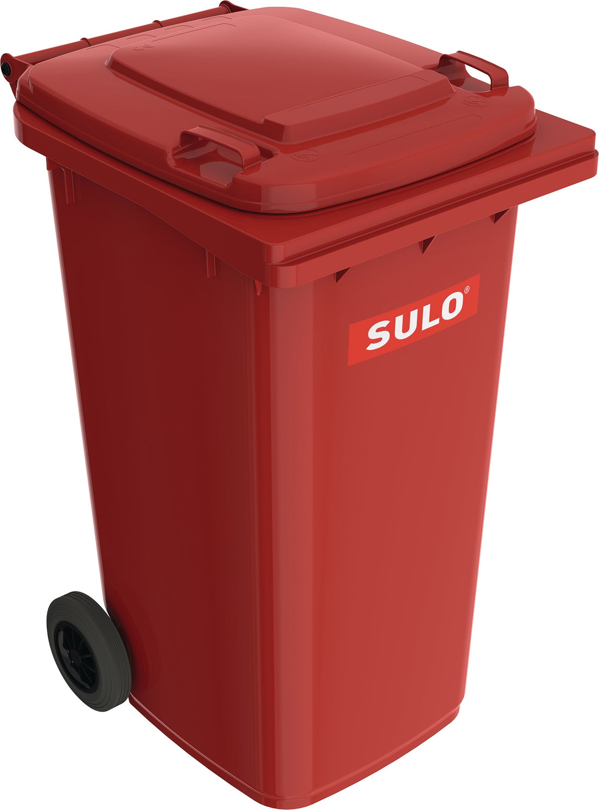 SULO Müllgroßbehälter 80 l HDPE anthrazitgrau fahrbar nach EN 840 – 5 Stück