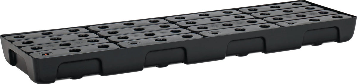 CEMO Regalwanne 21 l PE mit PE-Rost & Leckanzeiger – 976 x 395 x 95 mm