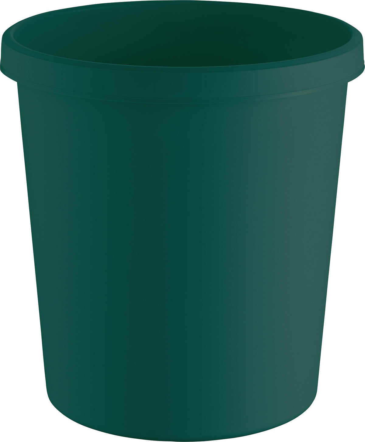 HELIT Papierkorb 18l mit Griffrand, dunkelrot, recycelter Kunststoff, H331xØ315mm