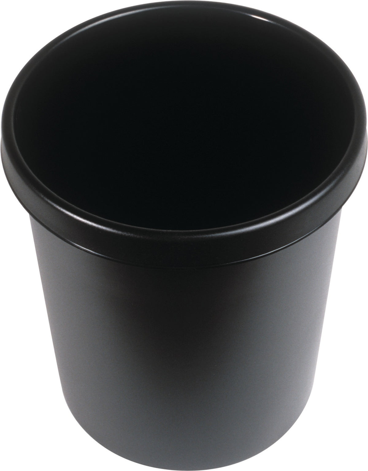 HELIT Papierkorb 18 l mit Griffrand, lichtgrau, Ø 315 mm, 6er-Pack