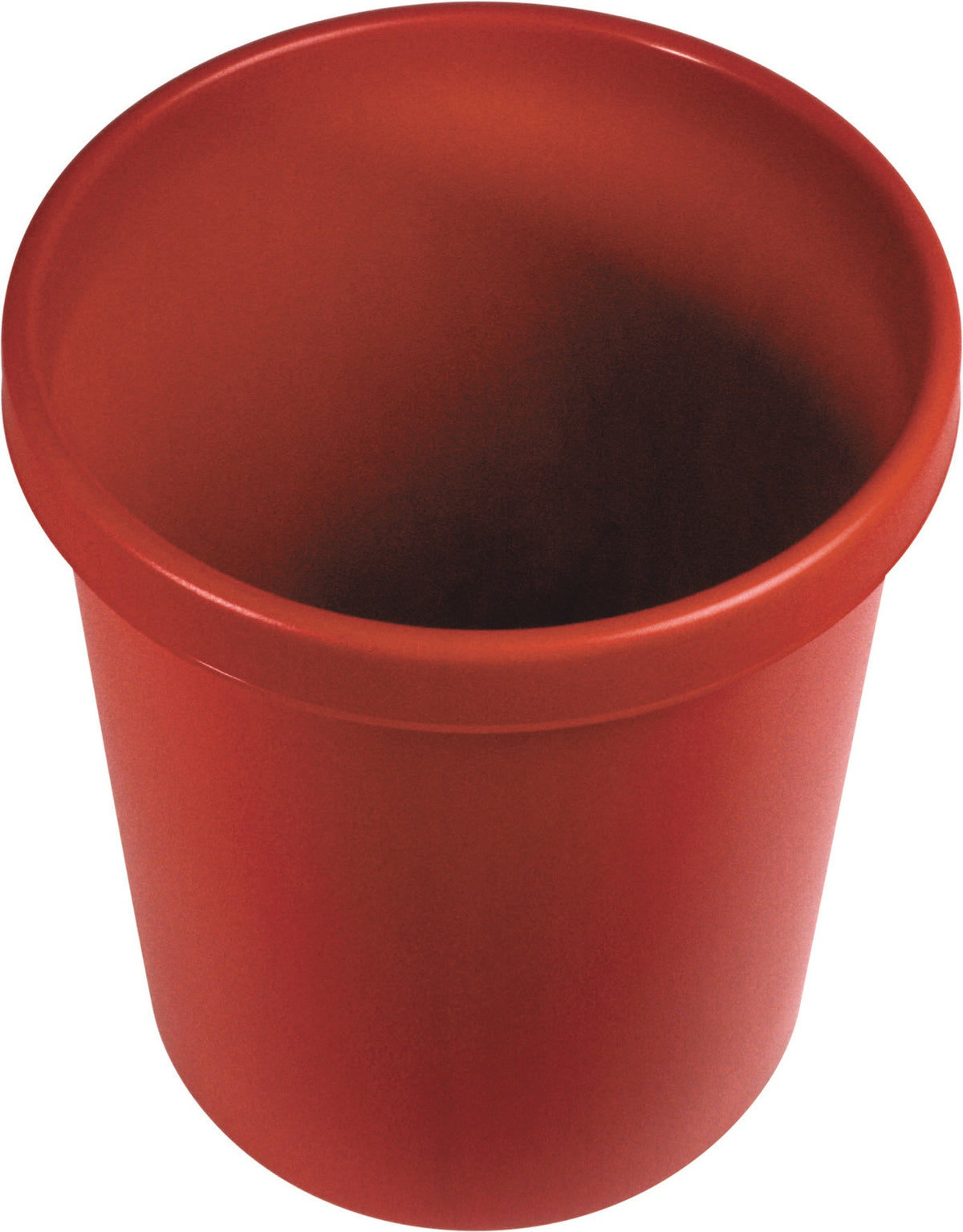 HELIT Papierkorb 18 l mit Griffrand, lichtgrau, Ø 315 mm, 6er-Pack