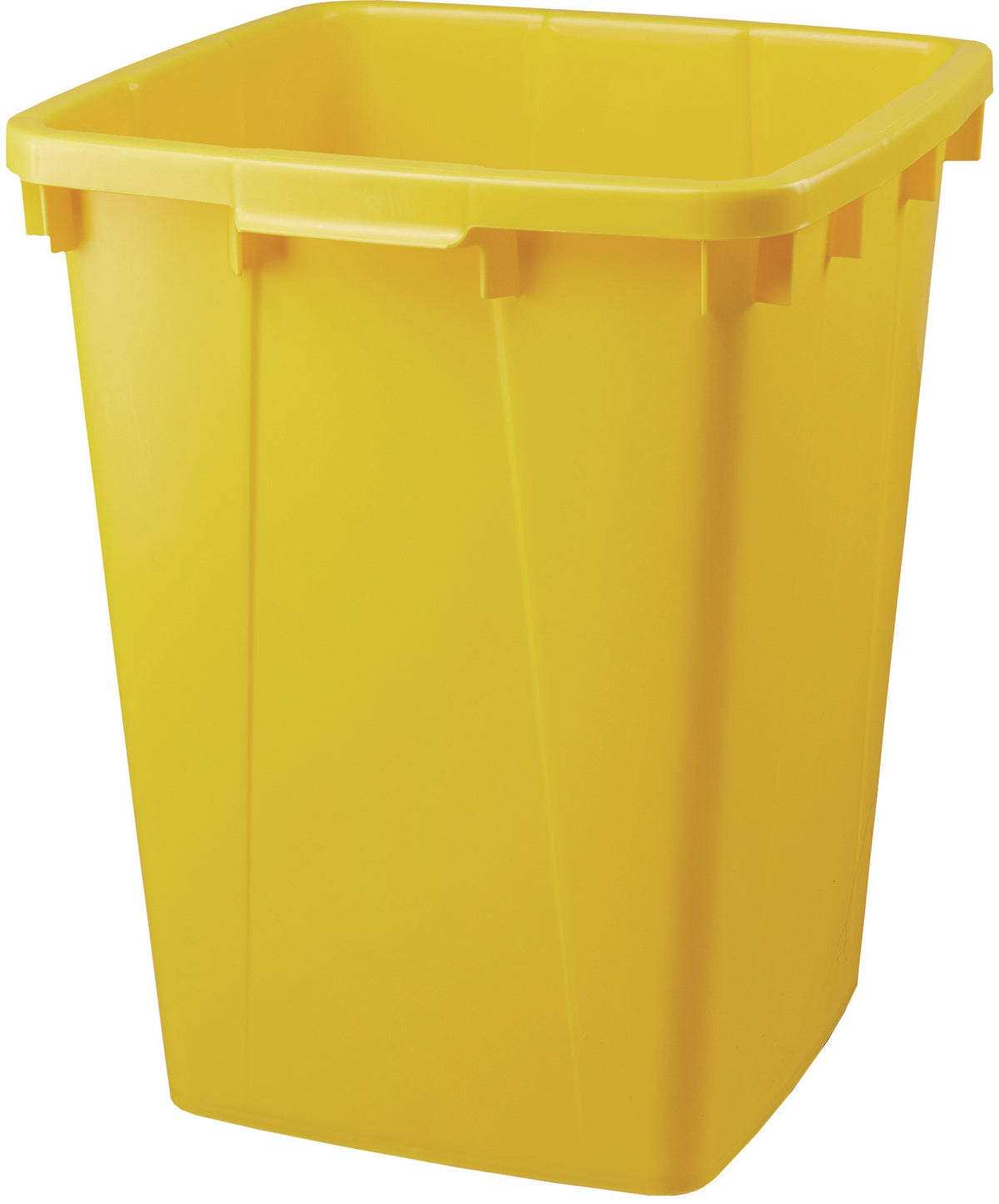 GRAF Abfall- und Wertstoffsammler 90 l – PE grau, H600 x B485 x T510 mm