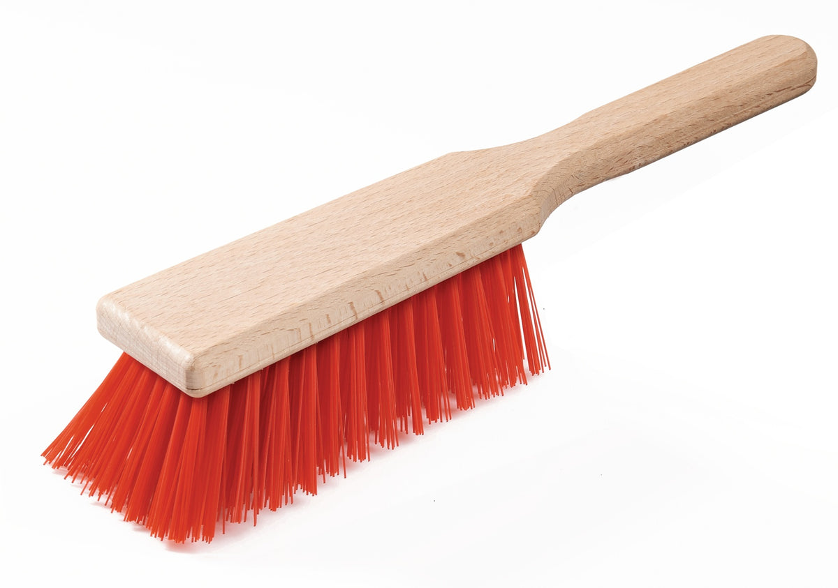 Handfeger Elaston 450 mm von Sorex mit Holzrücken – Natur, robust, für groben Schmutz