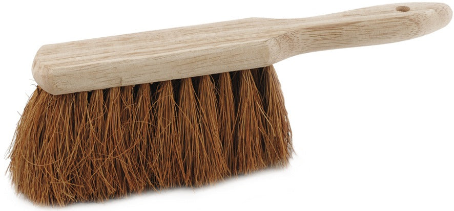 Handfeger Kokos 450 mm mit Holzrücken von Sorex – Naturhaar für groben Schmutz