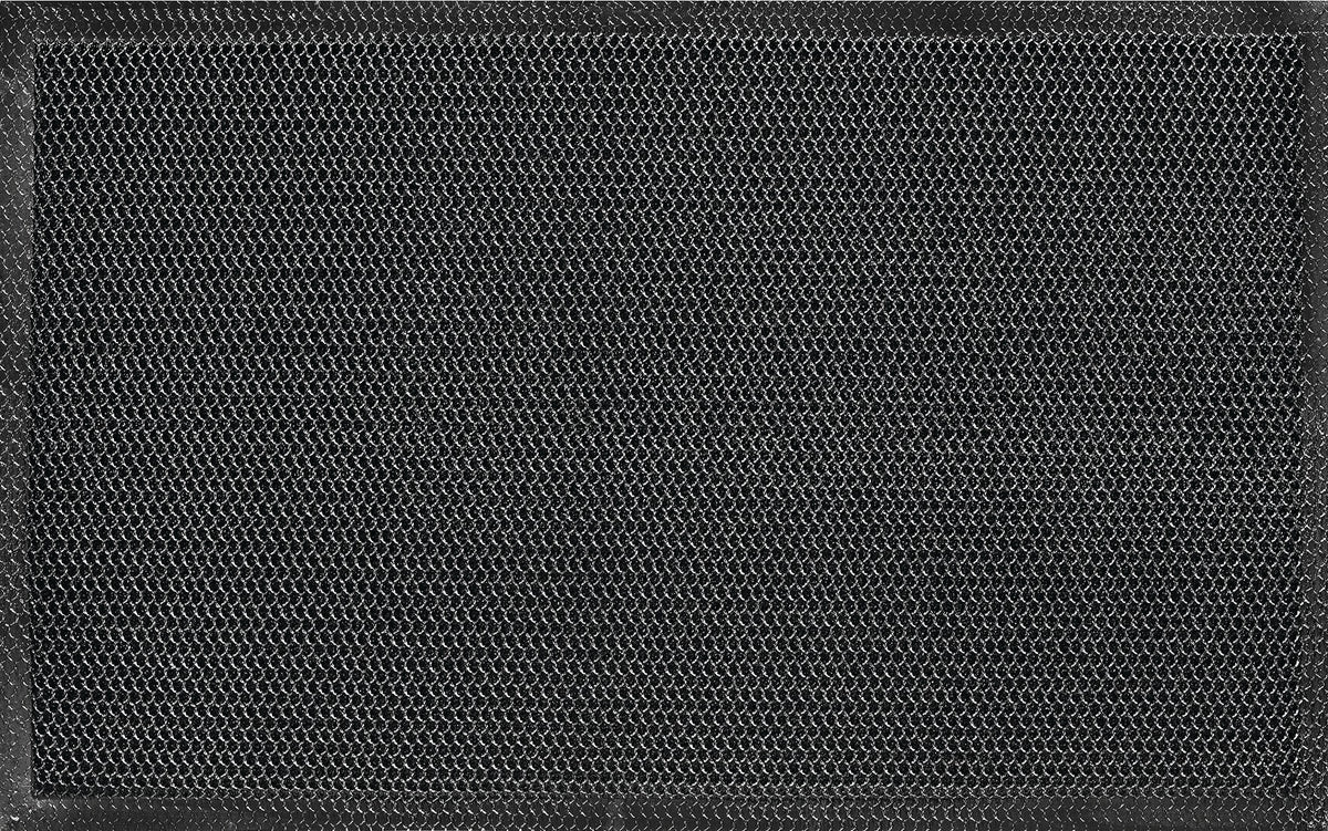 HAMAT Fußmatte 3D-Effekt anthrazit PES 600x400x10 mm – 3D-Wabenstruktur für maximale Schmutzaufnahme