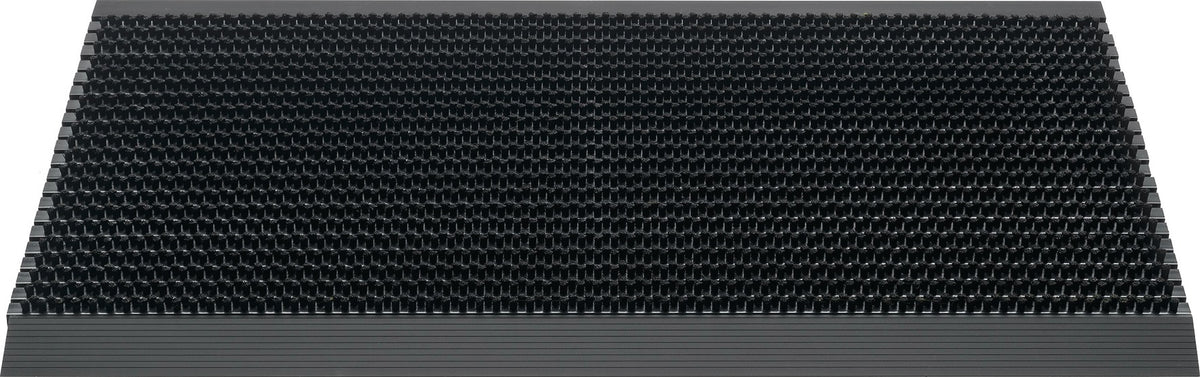 HAMAT Fußmatte Alu-Anlaufkante schwarz/silber PP/Alu 500x800x22 mm für den Außenbereich
