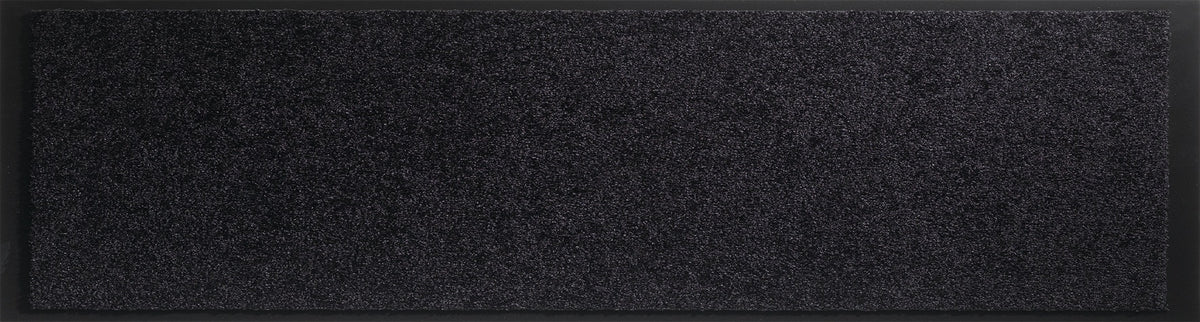 HAMAT Fußmatte waschbar schwarz PA 600x900 mm – rutschfester Vinylrücken für Innenbereiche