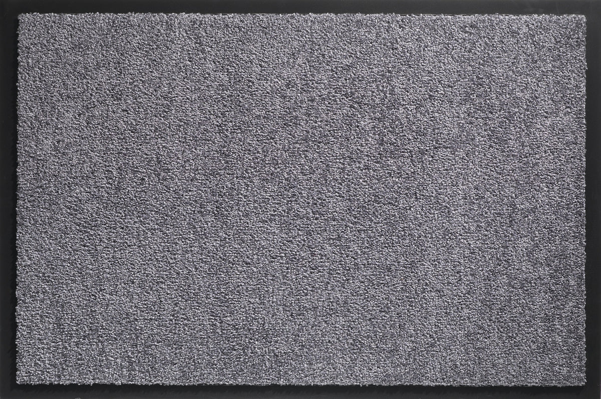 HAMAT Fußmatte waschbar schwarz PA 600x900 mm – rutschfester Vinylrücken für Innenbereiche