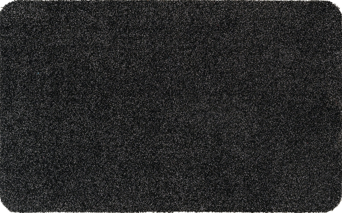 HAMAT Fußmatte grau 800x500 mm – waschbare Polyester-Matte für den Innenbereich