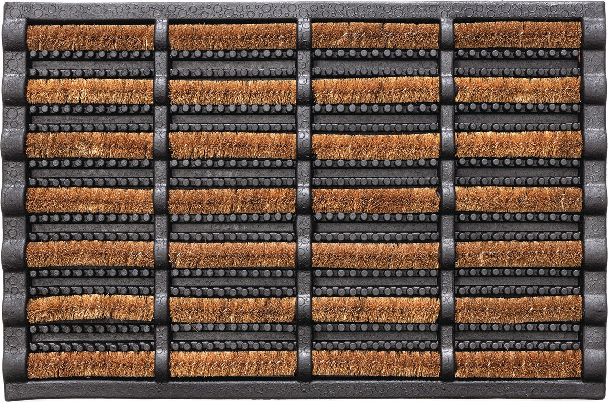 HAMAT Fußmatte schwarz/natur 60% Gummi 40% Kokos 750x450x25 mm