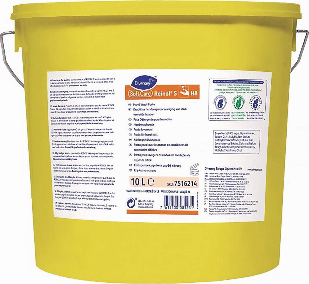 Handwaschpaste Soft Care REINOL S 10 l sandlos von REINOL – Hautschutz für mittlere Verschmutzungen