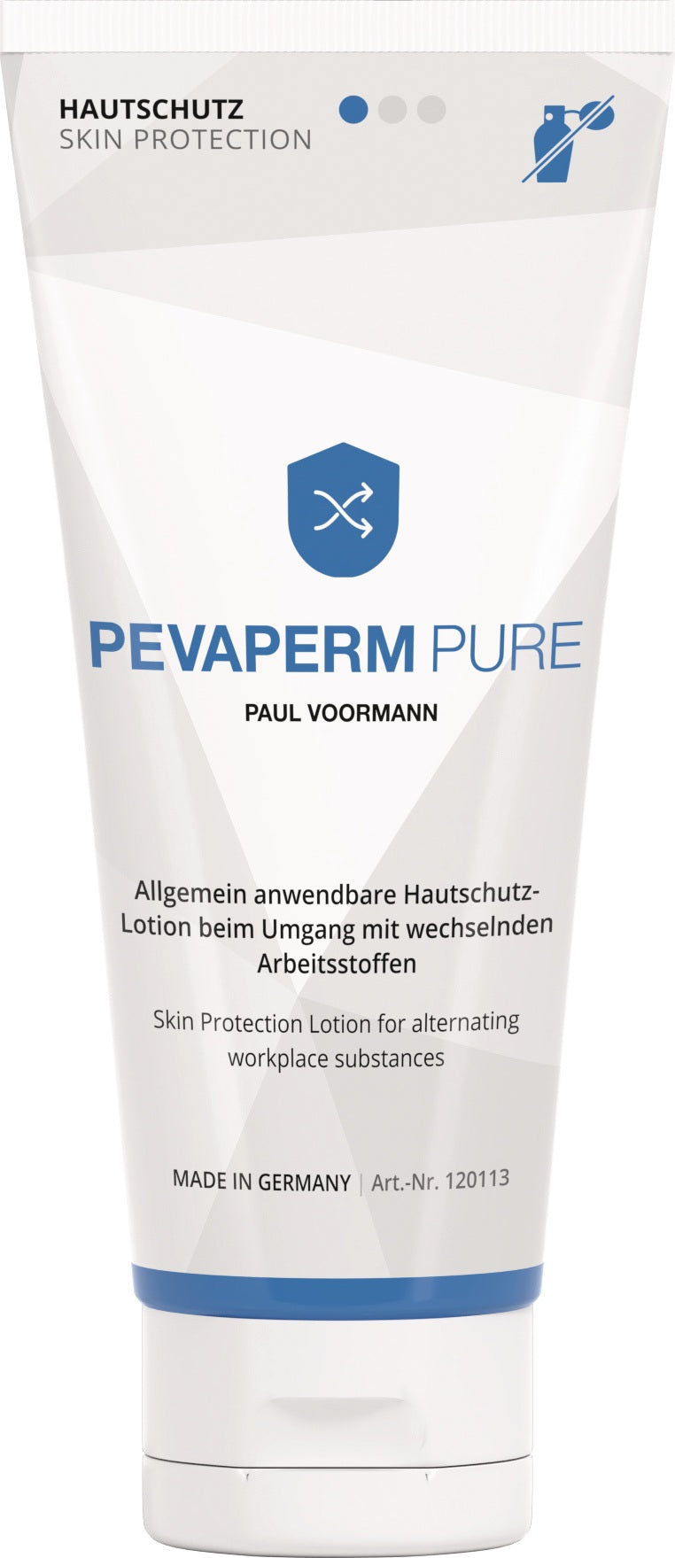 PAUL VOORMANN Hautschutz PEVAPERM PURE 1l unparfümiert Softflasche – pH-hautneutral & silikonfrei