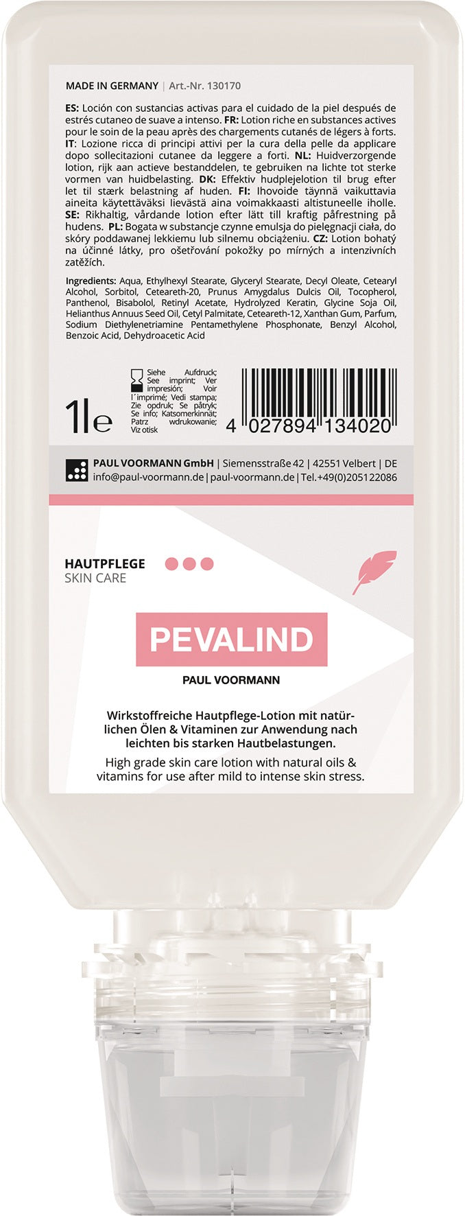 Paul Voormann Pevalind Hautpflegelotion parfümiert 100 ml Tube – Pflege & Regeneration