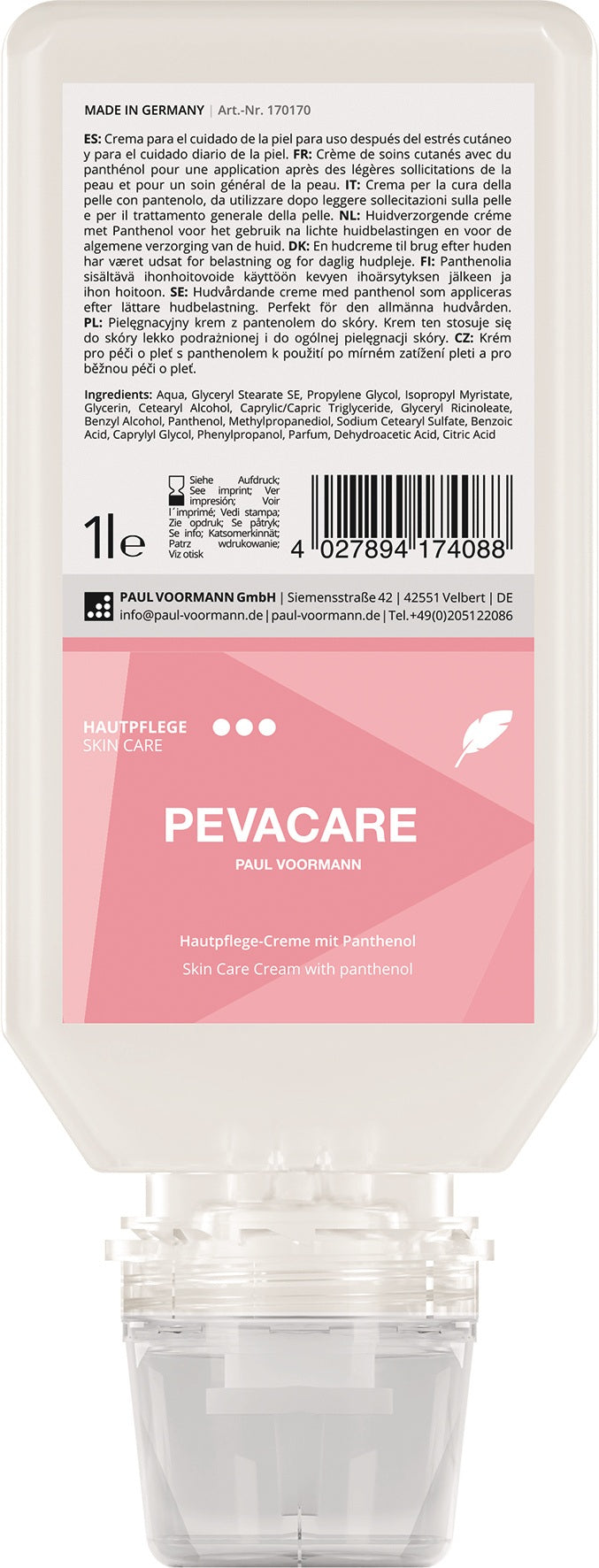 Hautpflege Pevacare 100 ml parfümiert – Tube von PAUL VOORMANN