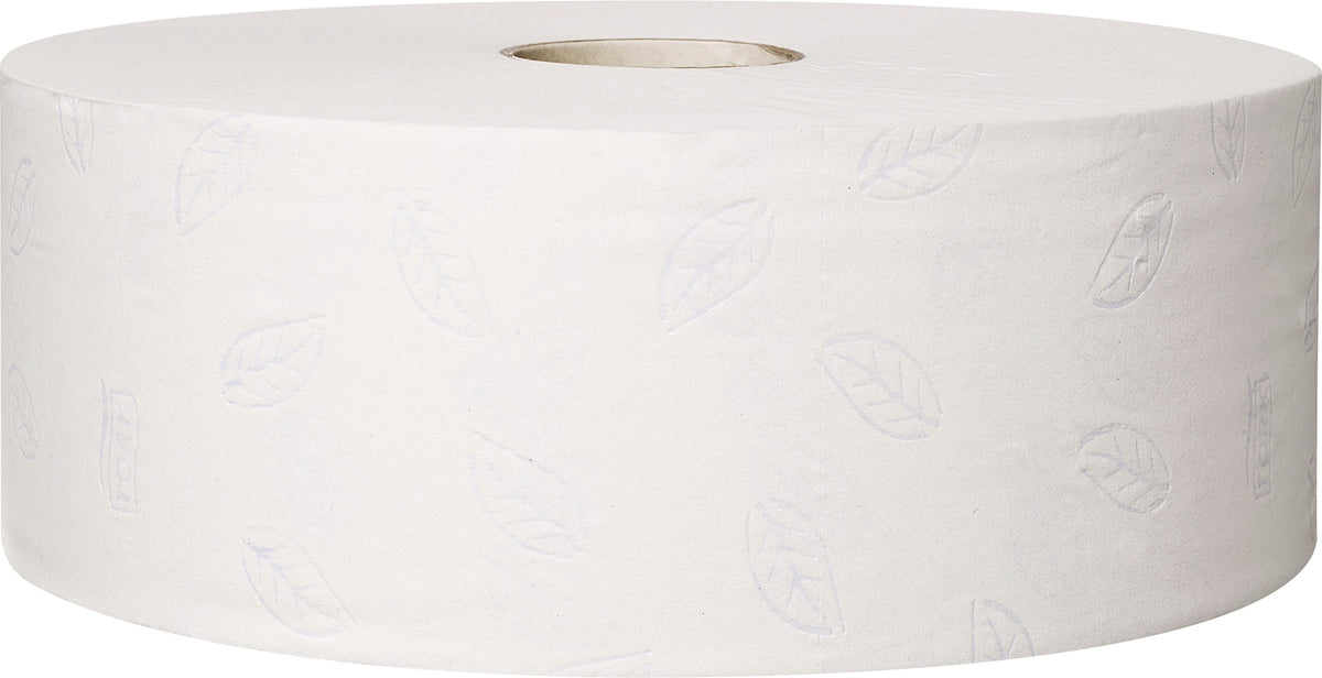 TORK Jumbo Premium Toilettenpapier 110273 – 2-lagig, Dekorprägung, 6 Rollen à 360 m