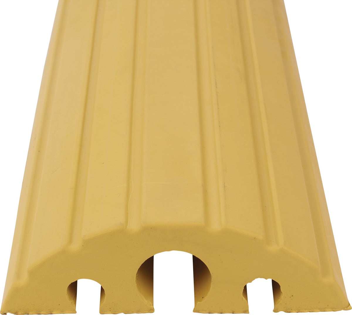 Dancop Schlauch- und Kabelbrücke 1200x210x65 mm Vollgummi gelb für Kabel bis Ø 40 mm