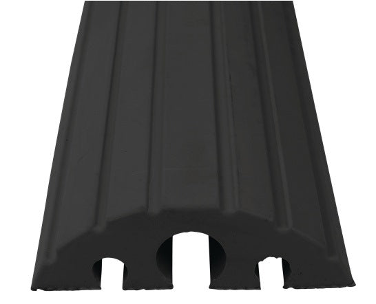 Dancop Schlauch- und Kabelbrücke 1200x210x65 mm Vollgummi gelb für Kabel bis Ø 40 mm